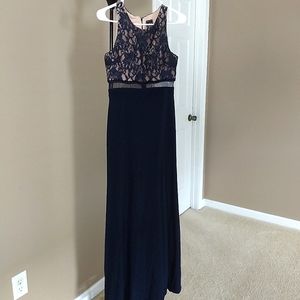 Nightway • Blue full length gown